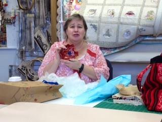 customer with poppy bowl