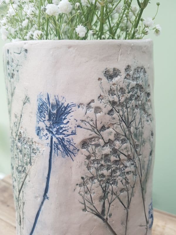 grey gypsophila clay imprint