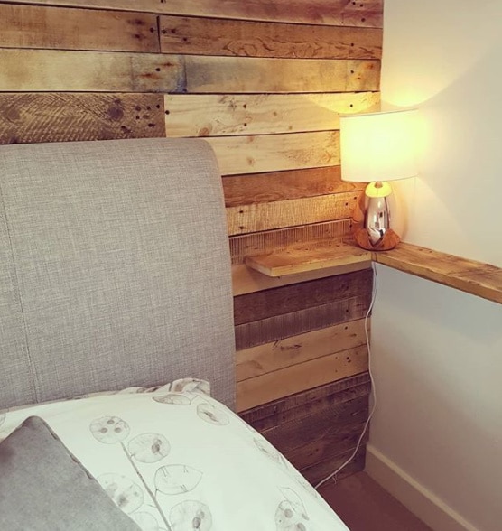 pallet wall shelf