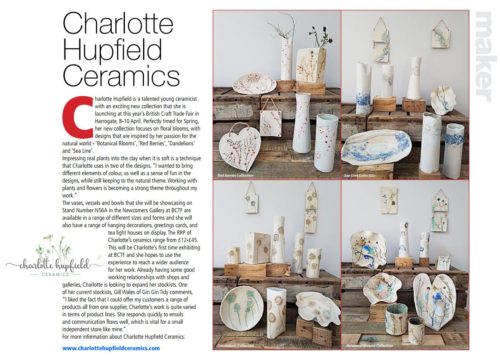 Craft&Design article