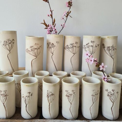 natural ceramic vases for flower farm