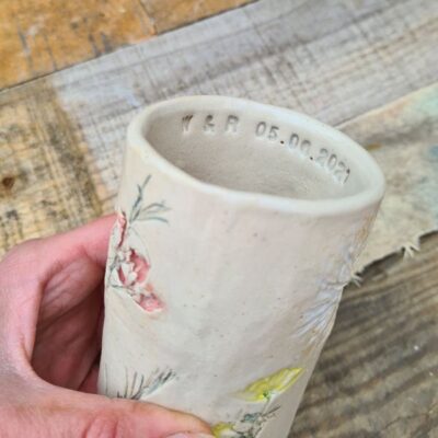 personalised ceramic vase personalised ceramic vase