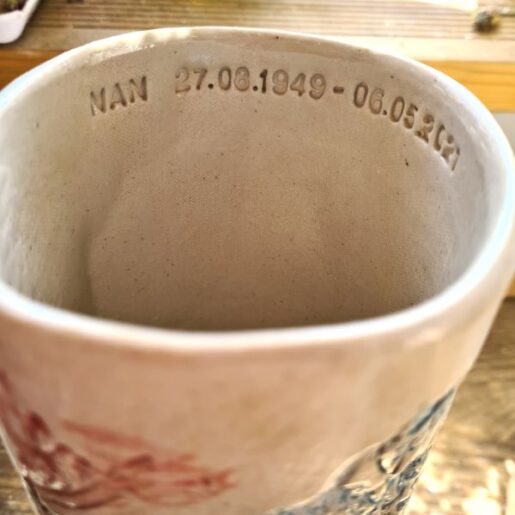 nan personalised ceramic funeral flower vase nan personalised ceramic funeral flower vase