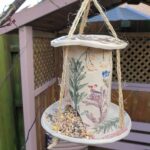 ceramic bird feeder