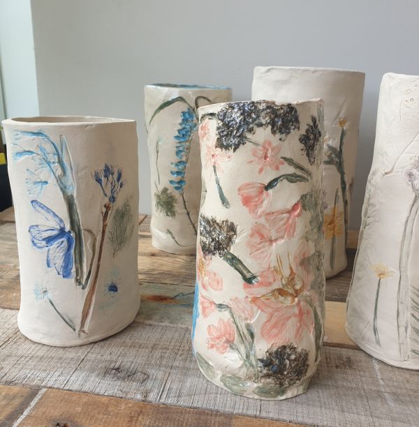 ceramic vases made on workshop northamptonshire