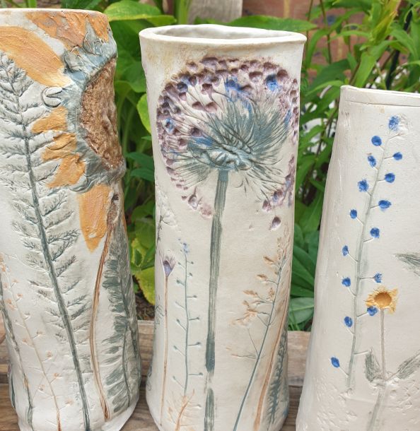 ceramic vases made on workshop northamptonshire
