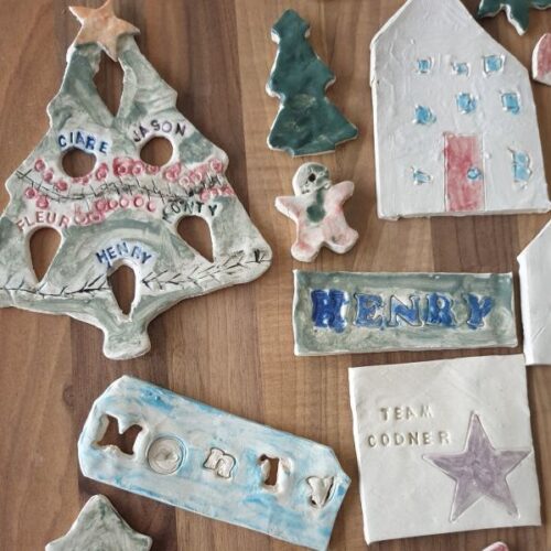 ceramic christmas decorations workshop northants