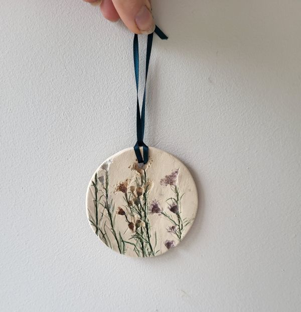 ceramic flower hanging