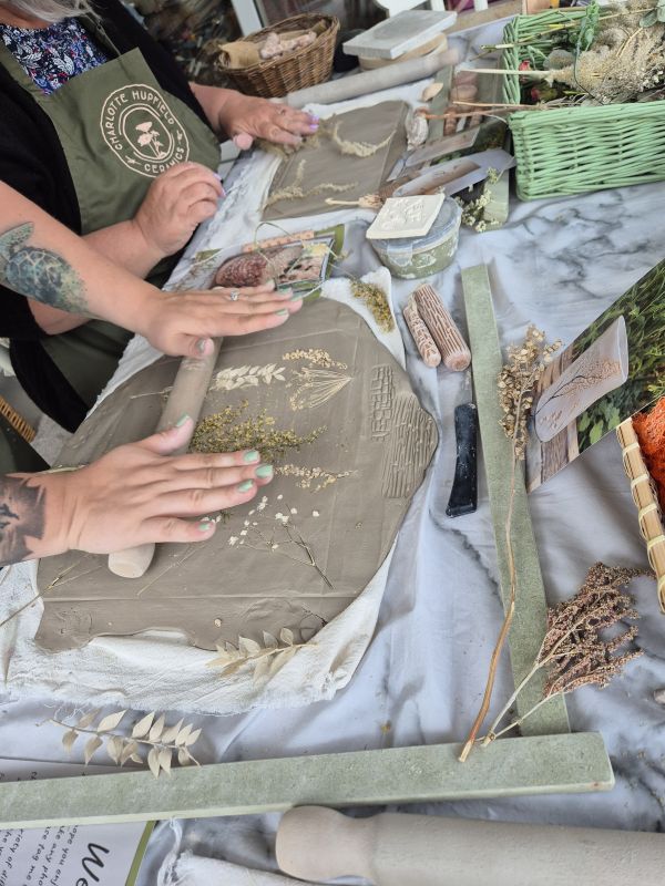 ceramic tile making workshop pottery workshop northants