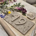 ceramic house number tile workshop