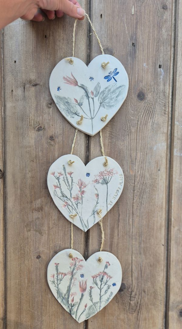 paneled wall hanging paneled flower heart wall hanging