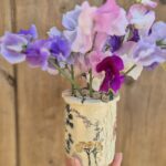 mini bud vase and flower frog workshop