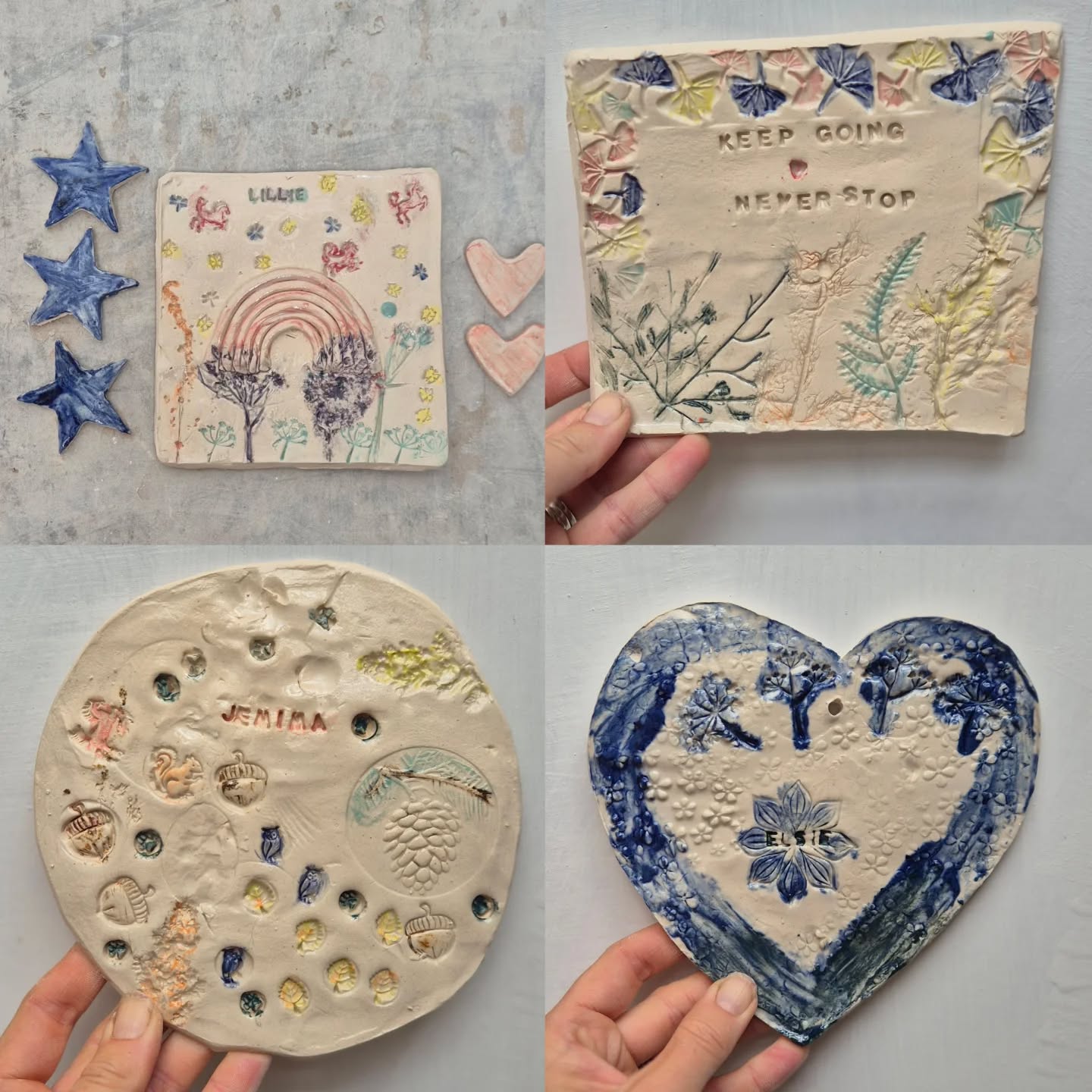 childrens workshop childrens tile making